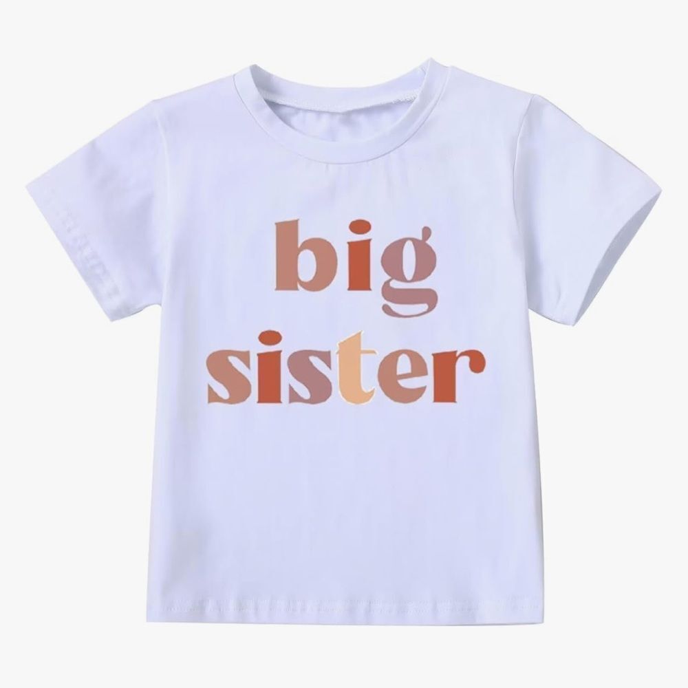 Toddler Girls Shirt Baby Girl Short Sleeve Soft Graphic T-Shirts Kids